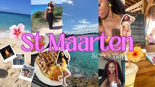 TRAVEL VLOG 003 MY FIRST SOLO TRIP TO ST MAARTEN🏝️ANIYA LATAI [upl. by Asiilanna]