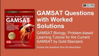 GAMSAT Question Examples with Worked Solutions in Biology with Gold Standard GAMSAT Strategies [upl. by Rambert]