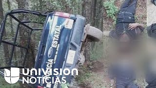 Indignación en México por los videos de la mortal emboscada a cuatro policías [upl. by Airemat]