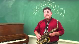 How to Play Jazz Sax Scales for Beginners on the Saxophone [upl. by Rimhsak]