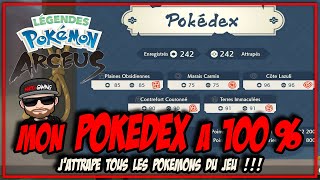 Je Complete le POKEDEX à 100 242242 POKEMON Légendes ARCEUS FR [upl. by Pederson]