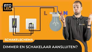 DIMMER en SCHAKELAAR op je LAMP aansluiten  INTOLED [upl. by Abihsat]