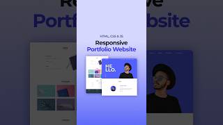 Responsive Portfolio Website HTML CSS JavaScript [upl. by Adnal]