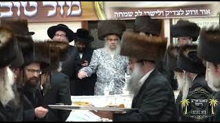 Toldos Tzvi Spinka Rebbe Attends Sheva Brochos For Satmar Rebbes Einikel  Av 5782 [upl. by Erkan]