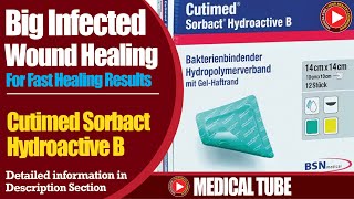 Infected Wound Care with Cutimed Sorbact Hydroactive [upl. by Sivolc]