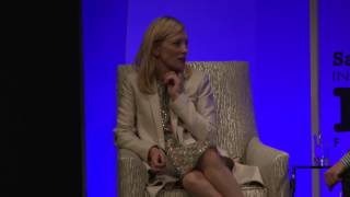 2014 SBIFF  Cate Blanchett Discusses Lord of The Rings and The Hobbit [upl. by Quintana]