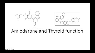 Amiodarone and thyroid function [upl. by Nannahs]