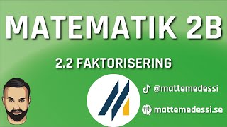 22 Faktorisering Ma2b 20242025 [upl. by Htide]