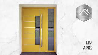 Aluminium front doors from Domadeco [upl. by Hcib955]