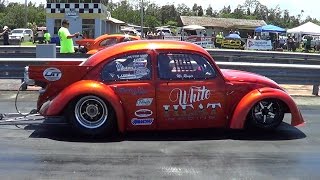 84 Hawaii Motorhead Magazine Hilo VW BugIn 2013 Quick 8 1st Round Elimination [upl. by Gildas]