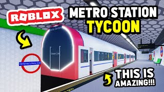 Creating My Own METRO STATION Company in Roblox [upl. by Elacim]