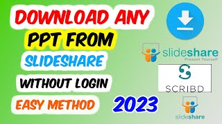 Download PPT from slideshare without login or signup how to download PPT from slideshare Download [upl. by Joo]