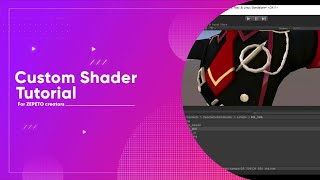 ZEPETO Custom Shader Tutorial for Creators 1 [upl. by Luas]