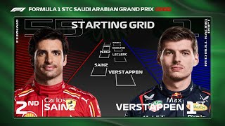 F1 2024 Saudi Arabian Grand Prix Starting Grid Predictions [upl. by Regdirb]