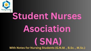 Student Nurses Association  SNA Professionalism Nursing Management [upl. by Andrei921]