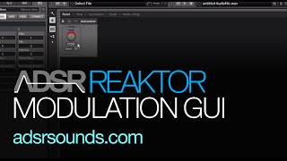 NI Reaktor Tutorial  Create a Knob with Modulation Ring [upl. by Coughlin]