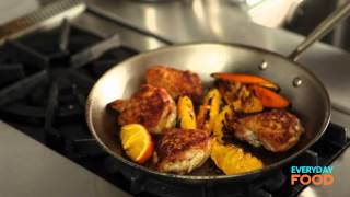 Orange Balsamic Chicken  Everyday Food with Sarah Carey [upl. by Anzovin327]