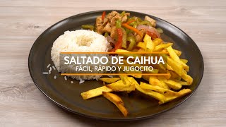 SALTADO DE CAIGUA  RECETA PERUANA [upl. by Elletnahc873]