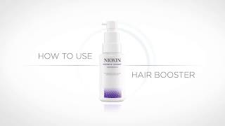 How to use Nioxin Hair Booster [upl. by Annahsohs474]