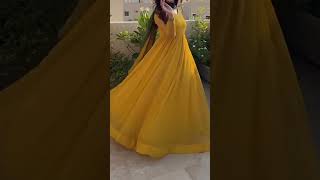 Beautiful Dress design 2024  Net FrockGown design shorts frock gowns viralvideo fashion [upl. by Amaryllis]