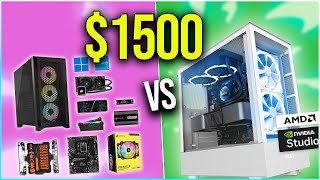 Gaming PC Build VS Prebuilt  1500 Budget 💸 [upl. by Pappas50]