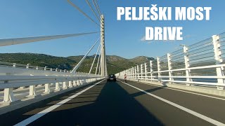 Vožnja Pelješkim Mostom  Peljesac Bridge Driving [upl. by Ina]