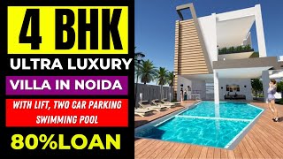 Escon panache villa  4 BHK Ultra Luxury Villas in Noida  Luxury Villas in Noida panache [upl. by Kazue]