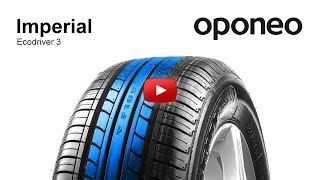 Tyre Imperial Ecodriver 3 ● Summer Tyres ● Oponeo™ [upl. by Ahtebat]