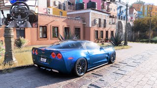 Corvette ZR1  Forza Horizon 5  Thrustmaster T300RS gameplay [upl. by Eiramoj92]