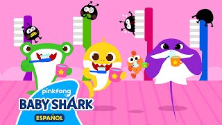 Lavar los Dientes  Hábitos Saludables  Canciones Infantiles  Baby Shark en español [upl. by Artened508]