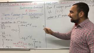 AnalyseMath S1 Les Points Stationnaires dune fonction à deux Variables [upl. by Yleak]