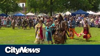 NaMeRes Pow Wow draws crowds to Fort York [upl. by Schlenger]