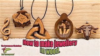 How to make jewellery in wood [upl. by Etnahsal650]