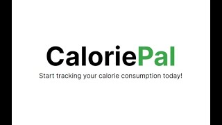 CaloriePal Demo For MarinaHacks [upl. by Whiting]