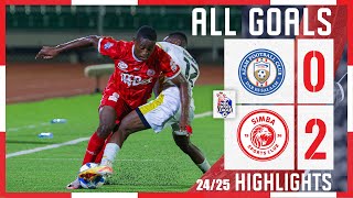 MAGOLI YOTE  AZAM FC 0 VS SIMBA SC 2  LIGI KUU YA NBC  ATEBA AKIWAKAANGA AZAM FC [upl. by Pastelki]