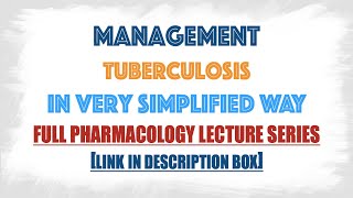 RNTCPManagement of TuberculosisREGIMEN for Drug Resistant Tuberculosis  Pharmacology [upl. by Nide]