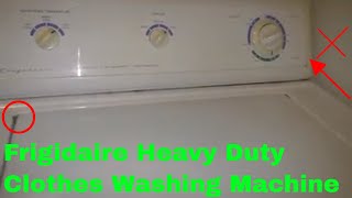 ✅ How To Use Frigidaire Heavy Duty Clothes Washing Machine Review [upl. by Ardnuasak]