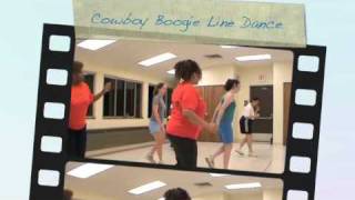 Cowboy Boogie Line Dance  Oak Park IL Class [upl. by Sixele]