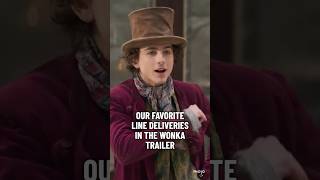 Timothée Chalamet’s most memorable line readings from the ‘Wonka’ trailer shorts [upl. by Ahsirtap315]