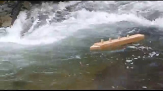 Cruise ship sails over waterfall and sinks [upl. by Aseek]