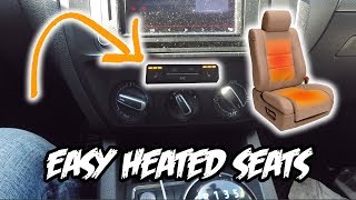 How To Install HEATED SEATS in ANY Car EASY [upl. by Haek]