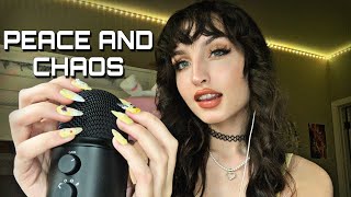 ASMR  PEACE AND CHAOS  Fast amp Aggressive Mic Scratching [upl. by Britte129]