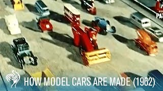 How Model Cars are Made 1962  British Pathé [upl. by Ettezzus666]