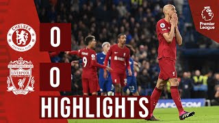 HIGHLIGHTS Chelsea 00 Liverpool  Stalemate at Stamford Bridge [upl. by Neelie345]