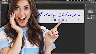 Beginners Guide to Creating a WatermarkLogo in Photoshop [upl. by Raman]