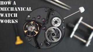 How a Mechanical Watch Works  Explained in 5 Minutes [upl. by Sihtam]