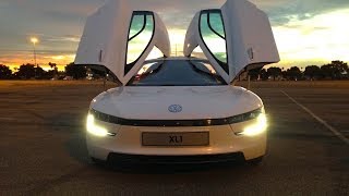 VW XL1 Turbo Diesel Hybrid  The Most Efficient Car In The World [upl. by Aissatsan]