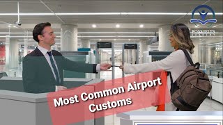 English for most common airport customs questions [upl. by Hakvir]