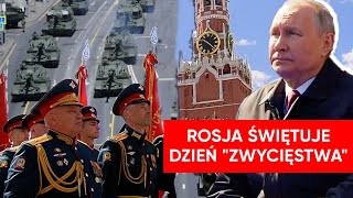 Igrzyska propagandy Putina Tak wygląda Dzień quotZwycięstwaquot w Moskwie [upl. by Acinok]