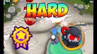 Bloons TD 6  Hard  Streambed Walkthrough [upl. by Norreg]